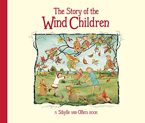 Book cover illustration of children with leaf wings playing in a field with trees.