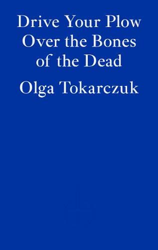 Blue book cover with white text, featuring title and author's name, and a circular stamp.