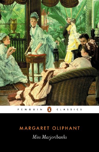 Book cover featuring a Victorian painting of people in a greenhouse setting.