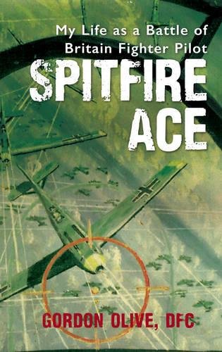 Book cover depicting a Spitfire aircraft in mid-air combat scene.