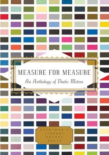 Pocket poetry book cover with colorful squares and ornate title text.