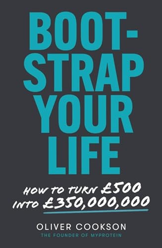 Book cover: "Bootstrap Your Life" with teal text on a dark background.