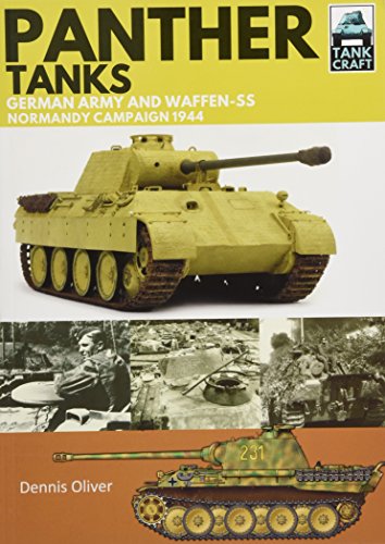 Book cover featuring a yellow Panther tank from the Normandy campaign.
