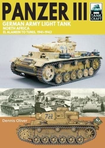 Panzer III German tank cover with model and historical photograph.