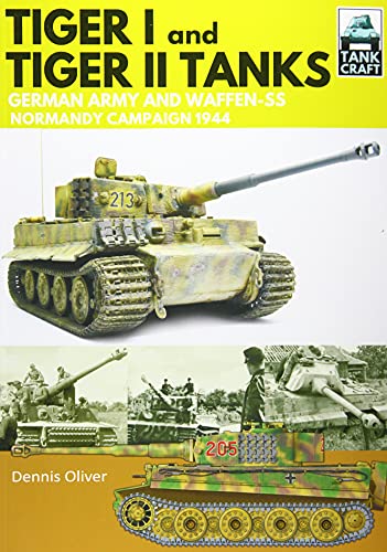 Book cover featuring German Tiger I and Tiger II tanks in Normandy, 1944.