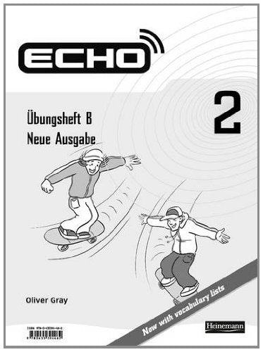 “Echo 2” workbook cover with a skateboarder, German text, and number 2.