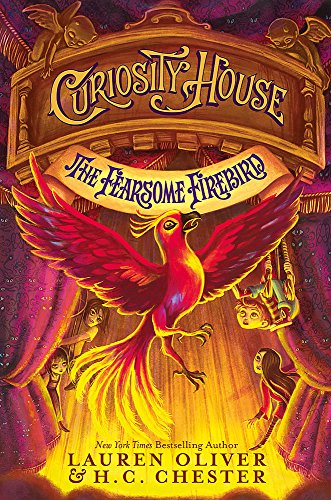 Book cover featuring a vibrant red firebird with children in the background.