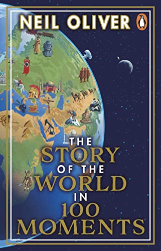 Book cover: illustrated world map with historical figures and events.