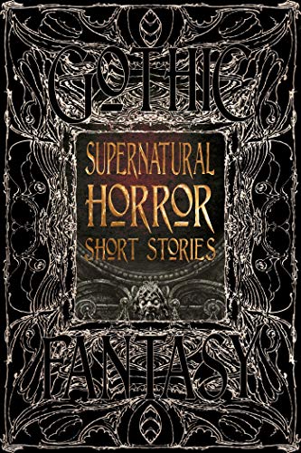 Ornate book cover with title “Gothic Supernatural Horror Short Stories.”