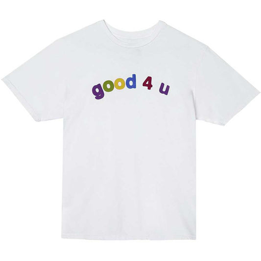 Medium fit t-shirt with "Good 4 U" and tour branding, likely featuring Olivia Rodrigo.