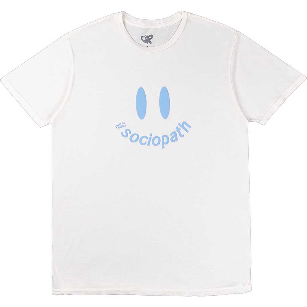 Black unisex t-shirt with "Sociopath" tour design, size XXX-Large.