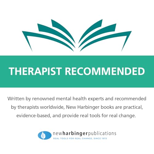 Teal graphic with an open book icon, text reading Therapist Recommended, and publisher logo.