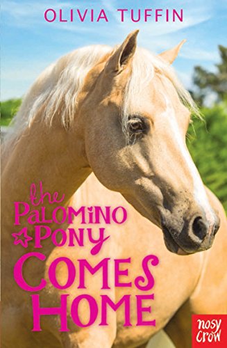 Book cover featuring a close-up of a golden palomino pony’s head.
