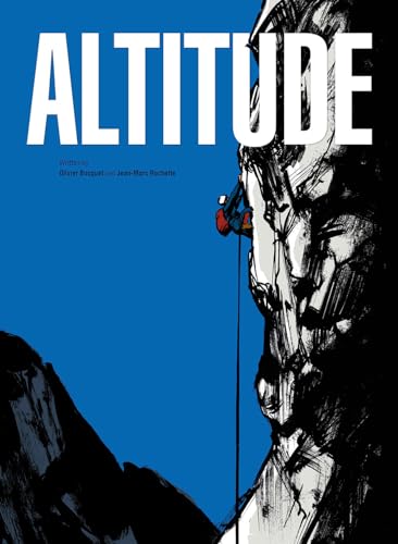 Book cover: “Altitude” with illustration of a climber on a mountain.