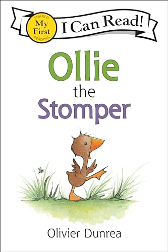 Book cover: cartoon duckling "Ollie" standing in green grass.