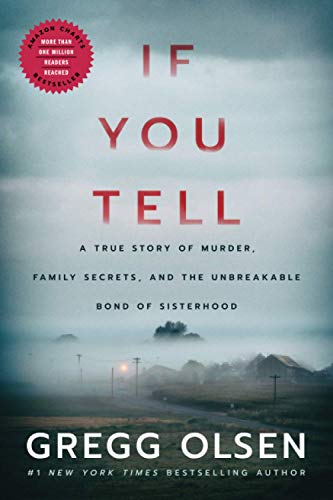 Book cover for If You Tell featuring a foggy, rural landscape and red text.