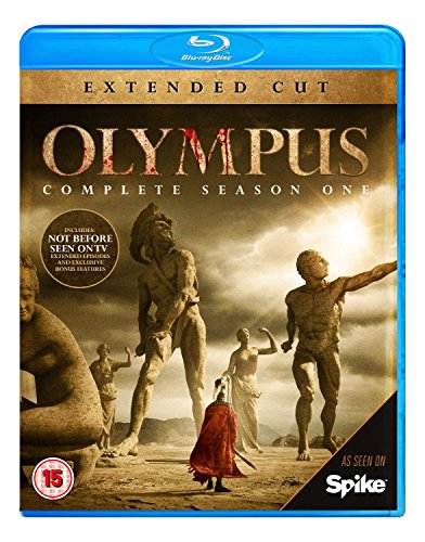 Blu-ray cover for "Olympus" Season 1, featuring ancient statues and a warrior.
