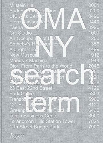 Book cover with large white text "OMA NY: Search Term" on gray background.
