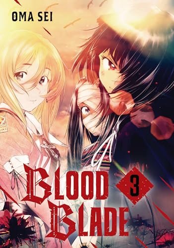 Manga cover: two young women with long hair, red title “BLOOD BLADE 3”.