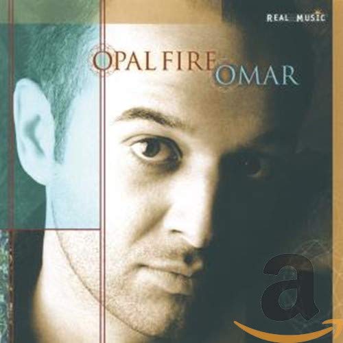 CD cover for Omar’s “Opal Fire” featuring a close-up portrait.