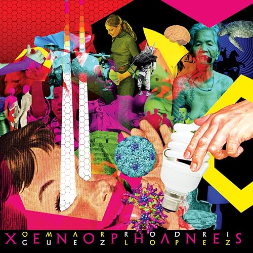 Collage album cover for Omar Rodríguez-López’s “Xenophanes” vinyl record.