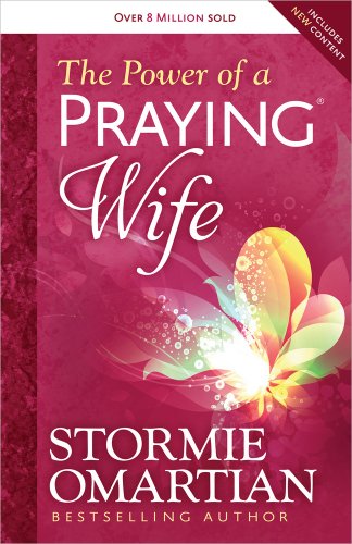 Book cover with title "The Power of a Praying Wife" and floral design.