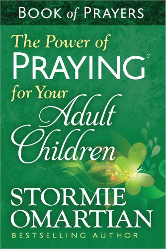 Green book cover with white text: "The Power of Praying for Your Adult Children.