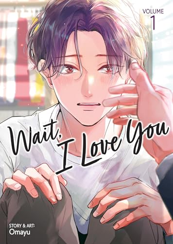 Manga cover: a man with dark hair being touched on the face.