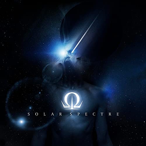 CD cover: dark figure against a starry, galactic background with a logo.