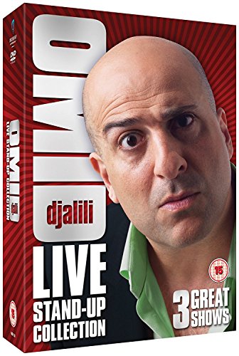 DVD cover featuring comedian Omid Djalili on a red background with white text.