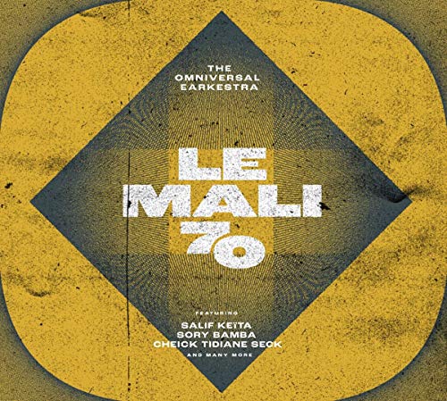 CD cover for “Le Mali 70” by The Omniversal Earkestra, diamond shape.