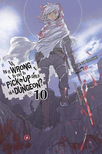 Anime-style cover art featuring a white-haired boy in a blood-stained cloak holding a sword.