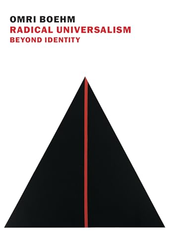 Book cover: “Radical Universalism” with a black triangle and red line.