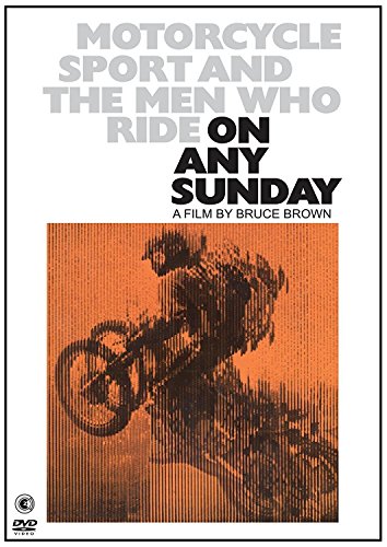 DVD cover for "On Any Sunday" featuring a motocross racer.