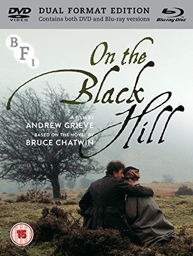 On the Black Hill" DVD cover with a couple silhouetted in a field.