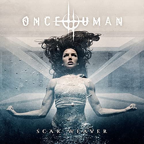 Once Human - Scar Weaver" CD cover with a woman submerged in water.