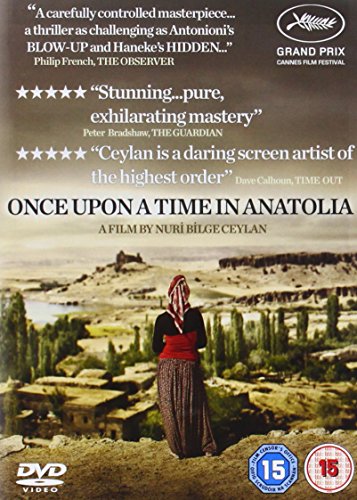 DVD cover for "Once Upon A Time In Anatolia" with a person on a hill.