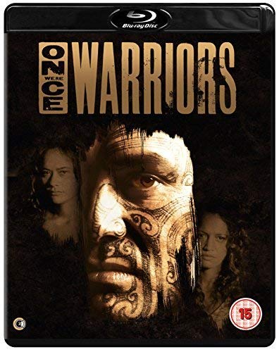“Once Were Warriors” Blu-ray cover with Māori facial markings and portraits.