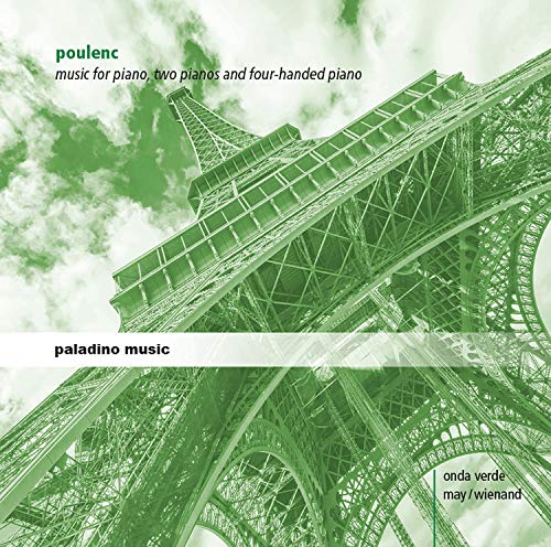 CD cover with green Eiffel Tower and "poulenc" text at the top.