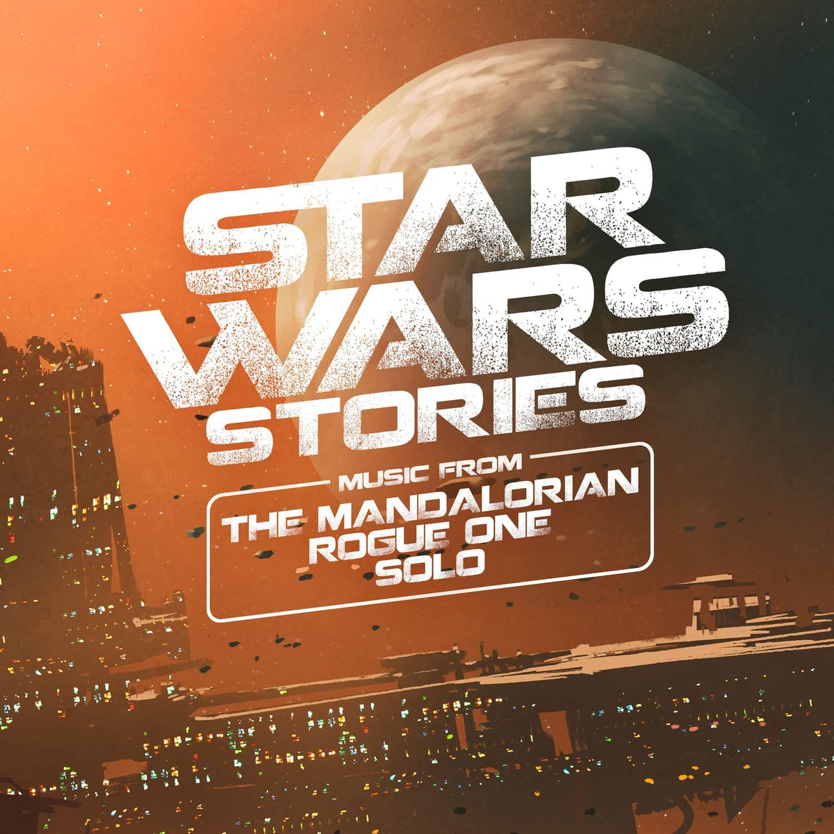 Star Wars Stories" CD cover featuring a planet and the series logo.
