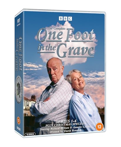 DVD cover for “One Foot in the Grave” featuring Richard Wilson and Annette Crosbie.