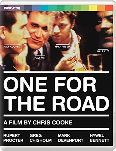 Blu-ray cover for “One For The Road” featuring three men in a pub.