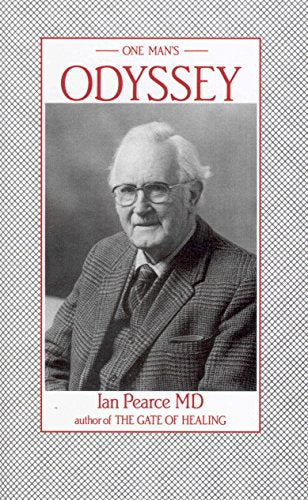 Book cover: "One Man's Odyssey" featuring a portrait of Ian Pearce MD.