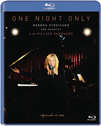 Blu-ray cover featuring Barbra Streisand performing at a dimly lit jazz club.