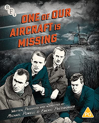 Blu-ray cover art featuring three men in military uniforms against a Dutch windmill background.
