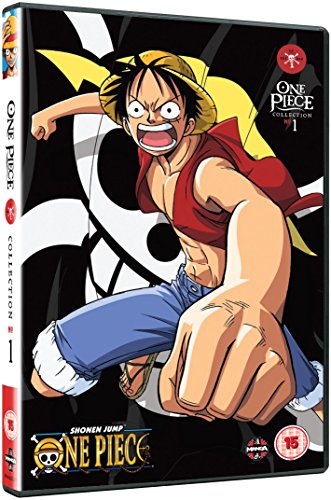 One Piece Collection 1 DVD cover featuring anime character Luffy.