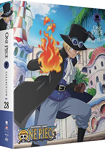 One Piece Collection 28" Blu-ray case featuring characters and colorful artwork.