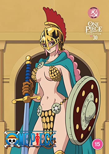 One Piece Collection 30 DVD cover featuring a warrior woman with a sword.