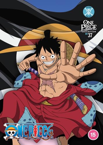 Luffy from One Piece reaching forward on a DVD cover for Collection 37.