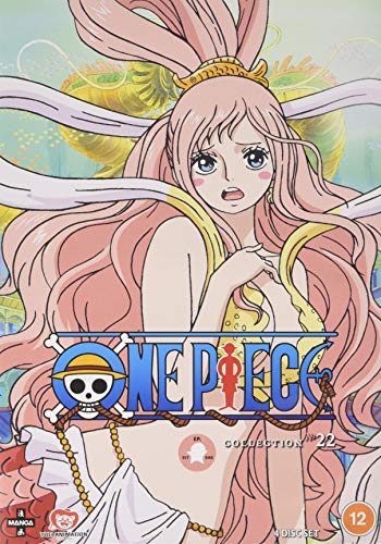 One Piece Collection 22 DVD cover featuring Princess Shirahoshi with long pink hair.